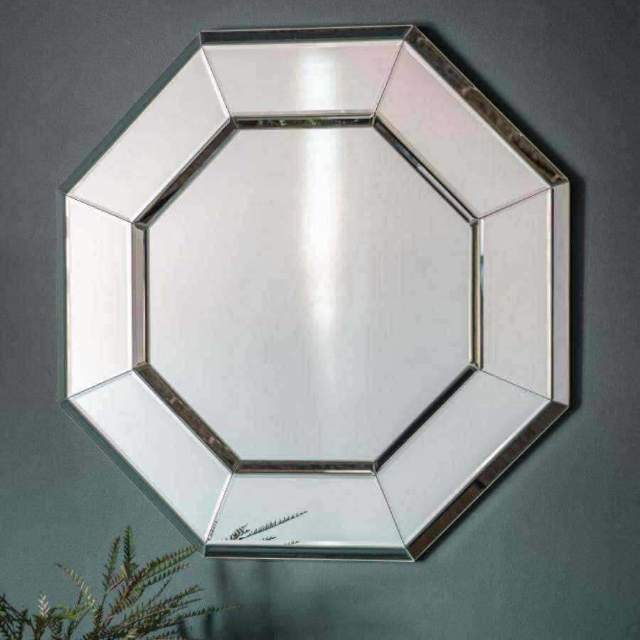 Venetian Glass Octagon Wall Mirror - The Farthing