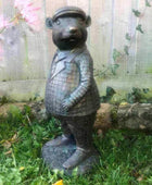 Verdigris Finish Mr Rat Garden Ornament - The Farthing