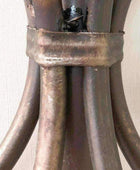 Wall Mounted Iron Standing Coat Stand - The Farthing