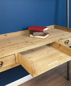 Wide Ladder Shelf Ladder with Desk - The Farthing