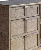 Wooden Cane Webbed 3 Drawer 2 Door Sideboard - The Farthing